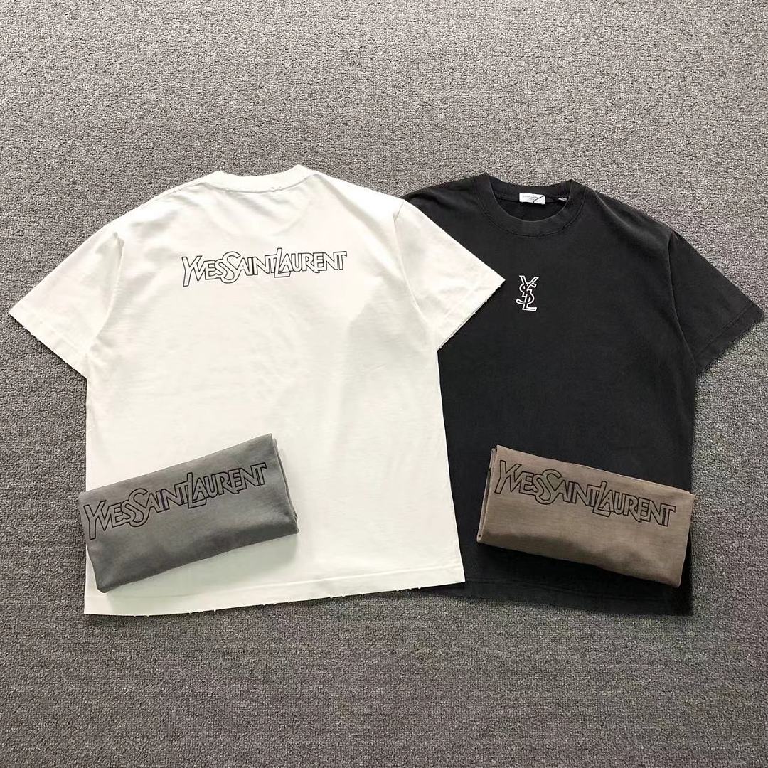 Saint Laurent 128 SA⭐⭐T ⭐⭐U⭐⭐NT T-SHIRT 42042912133 (Im 170Cm 60Kg I Wear Size 2XL In The Phot)