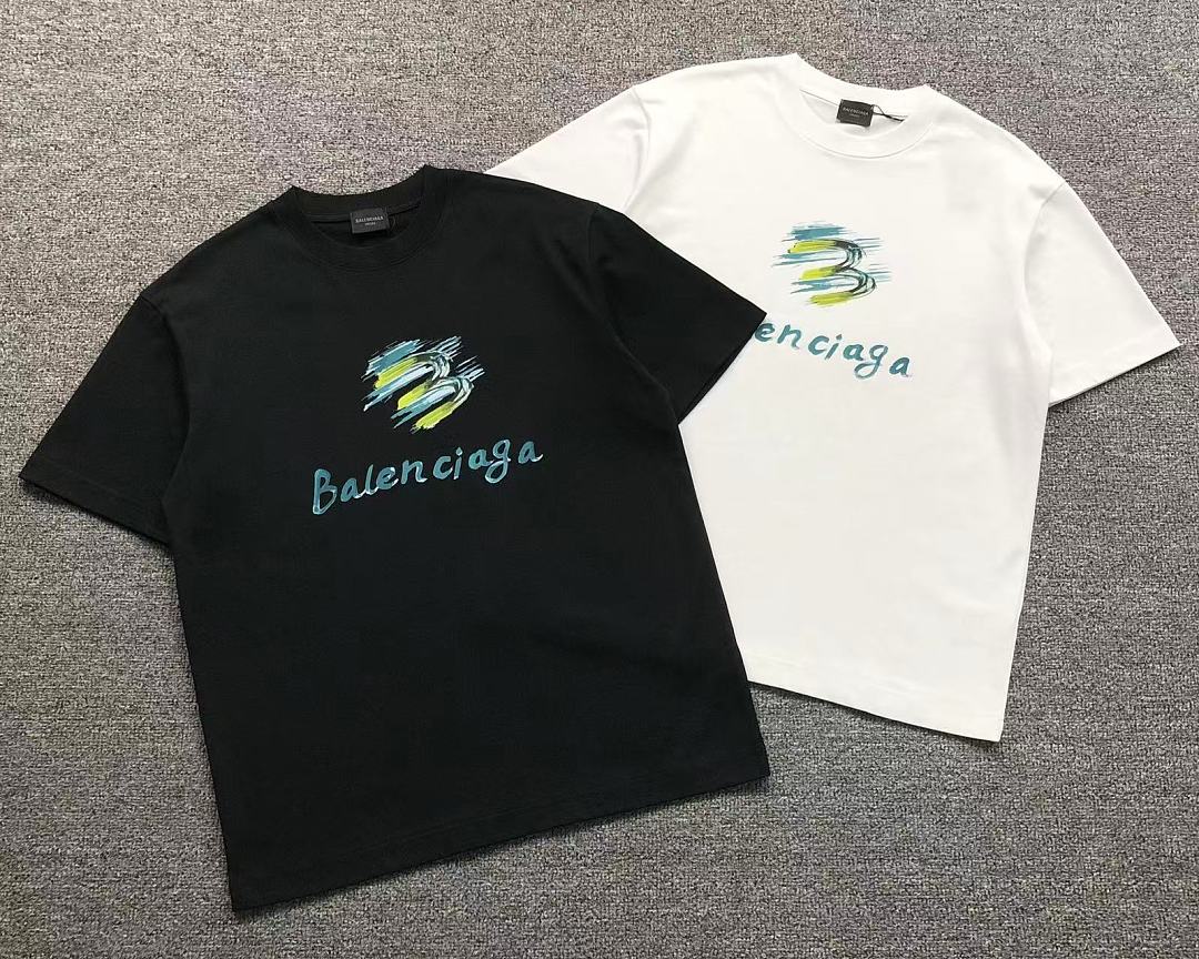 Balenciaga 115 B⭐L⭐⭐⭐IA⭐A T-SHIRT 3204181821 (Im 170Cm 60Kg I Wear Size L In The Phot) - Image 5