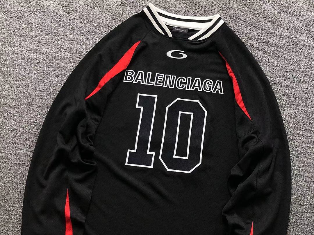 Balenciaga 258 B⭐L⭐⭐⭐IA⭐A NBA BASKETBALL LONG SLEEVED 1242008159 (Im 170Cm 60Kg I Wear Size XS In The Phot) - Image 20