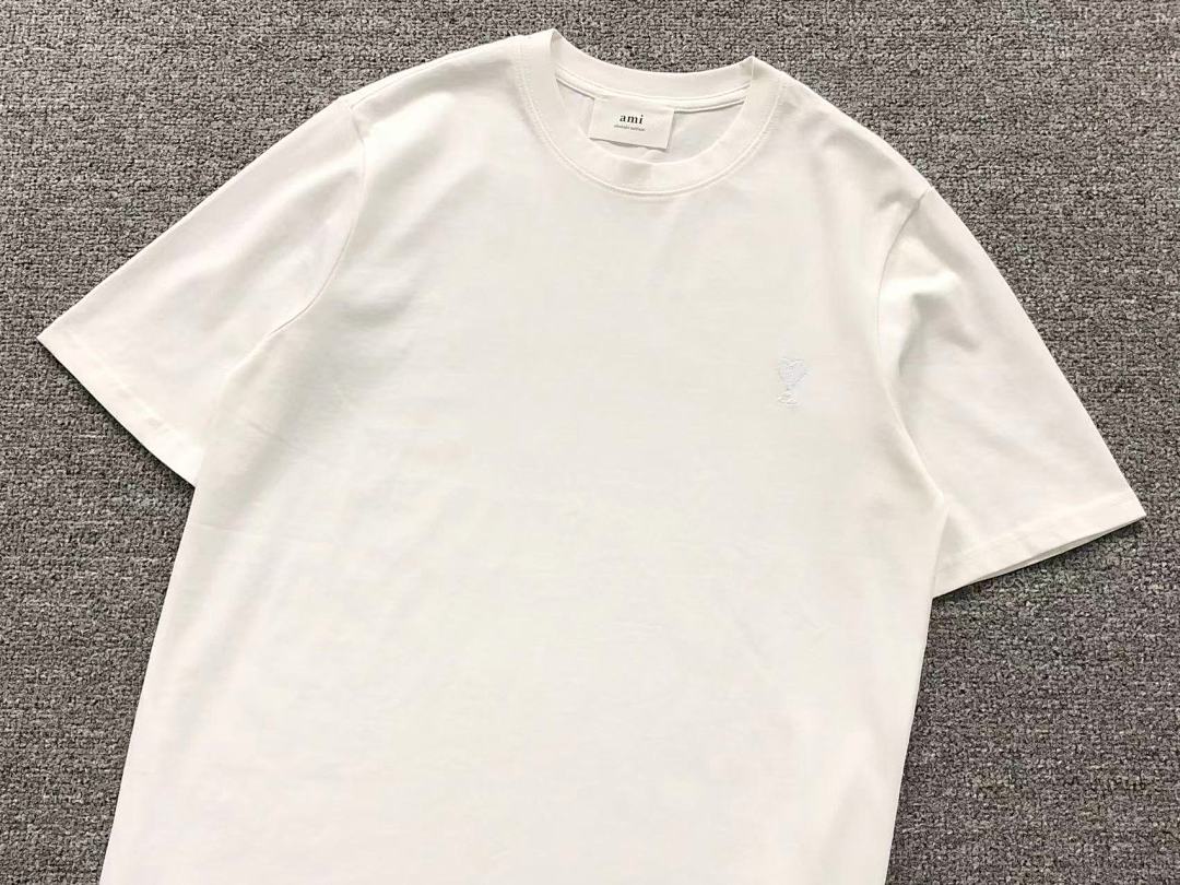 AMI 98 AMI T-SHIRT 21111813125 (Im 170Cm 60Kg I Wear Size S In The Phot) - Image 9