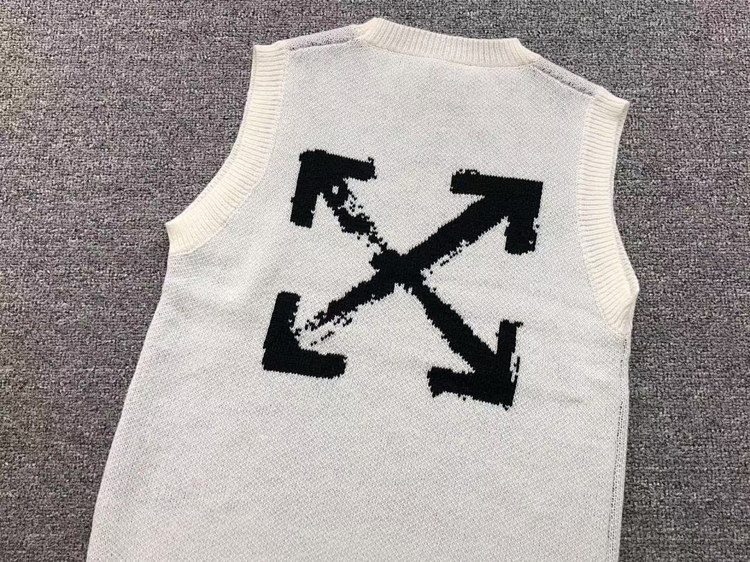 Off-White 115 OFF-WHITE VEST SWEATER 11082510140 (Im 170Cm 60Kg I Wear Size M In The Phot) - Image 7