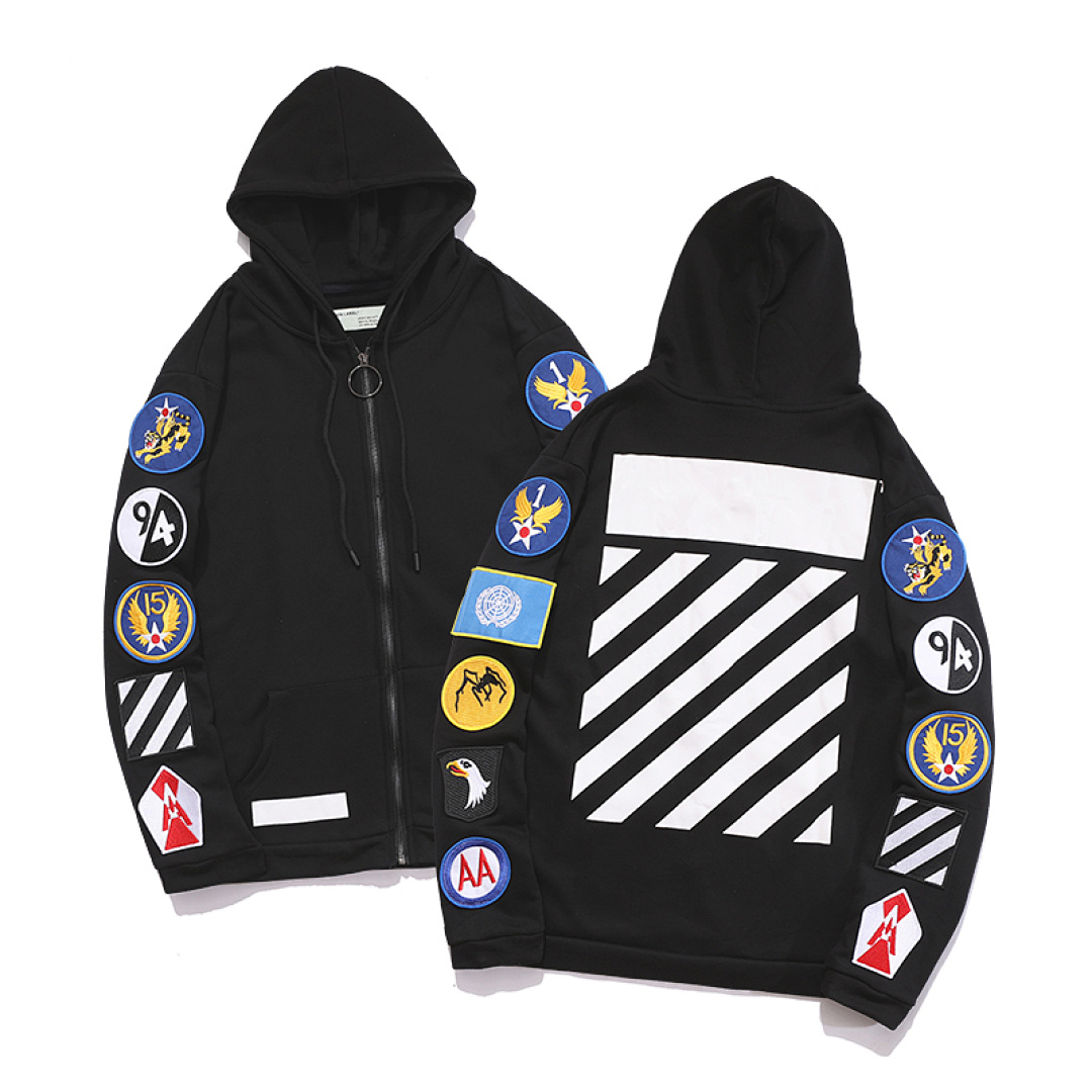 Off-White 128 OFF-WHITE (WHITE HOODIE)