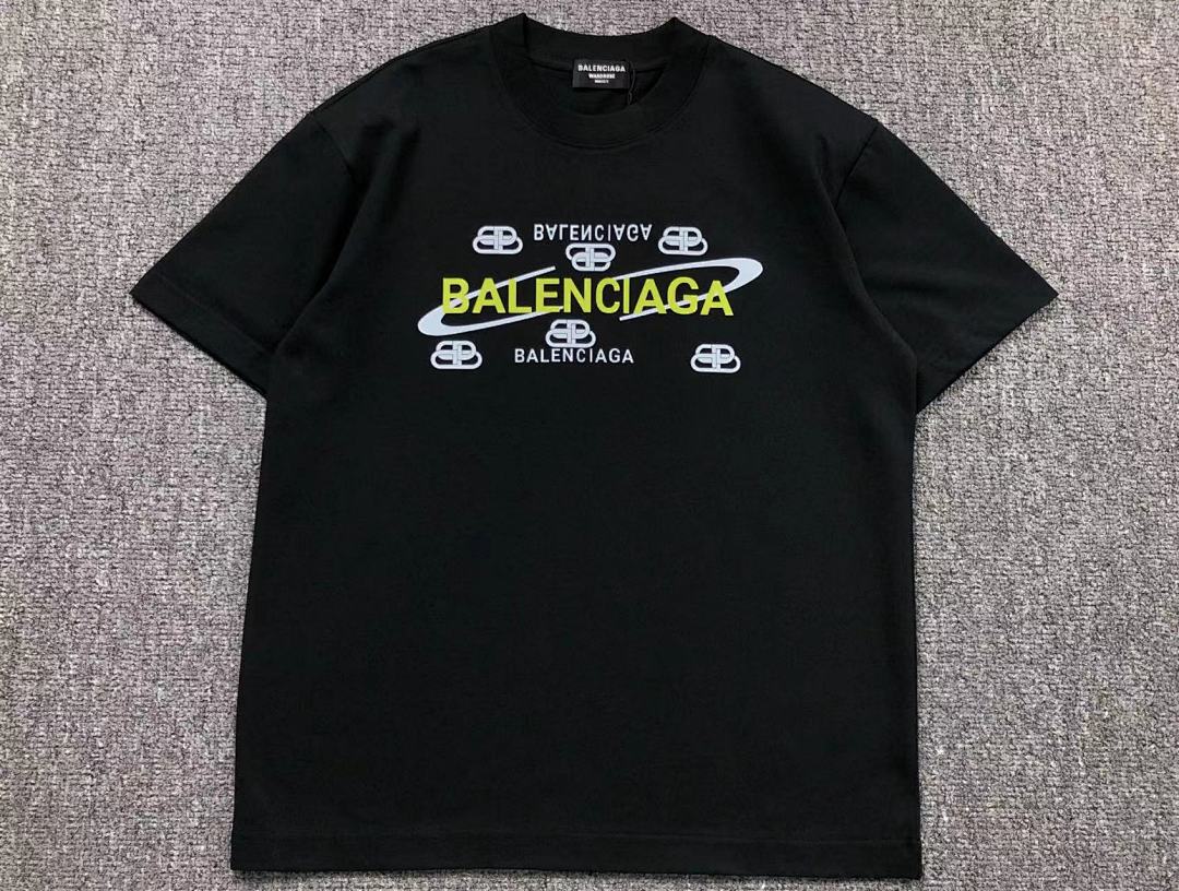 Balenciaga 115 B⭐L⭐⭐⭐IA⭐A T-SHIRT 31151221 (Im 170Cm 57Kg I Wear Size M In The Phot) - Image 7