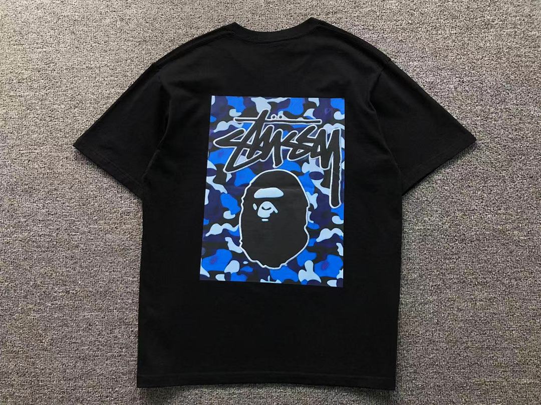 Bape 85 BAPE STUSSY T-SHIRT 3111050421 (Im 170Cm 60Kg I Wear Size M In The Phot) - Image 7