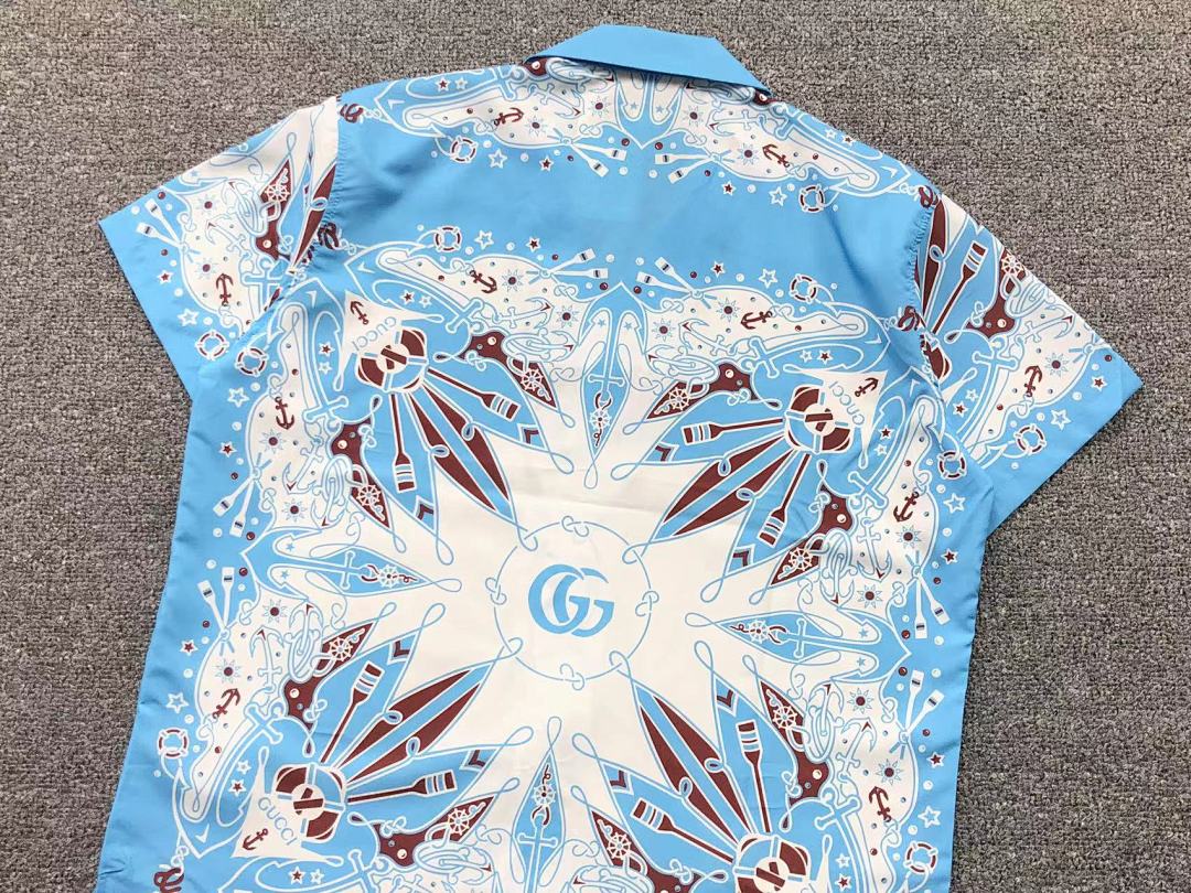 Gucci SHORTS95 G⭐C⭐I SHIRT SHORTS 111201739 (Im 170Cm 55Kg I Wear Size L In The Phot) - Image 9