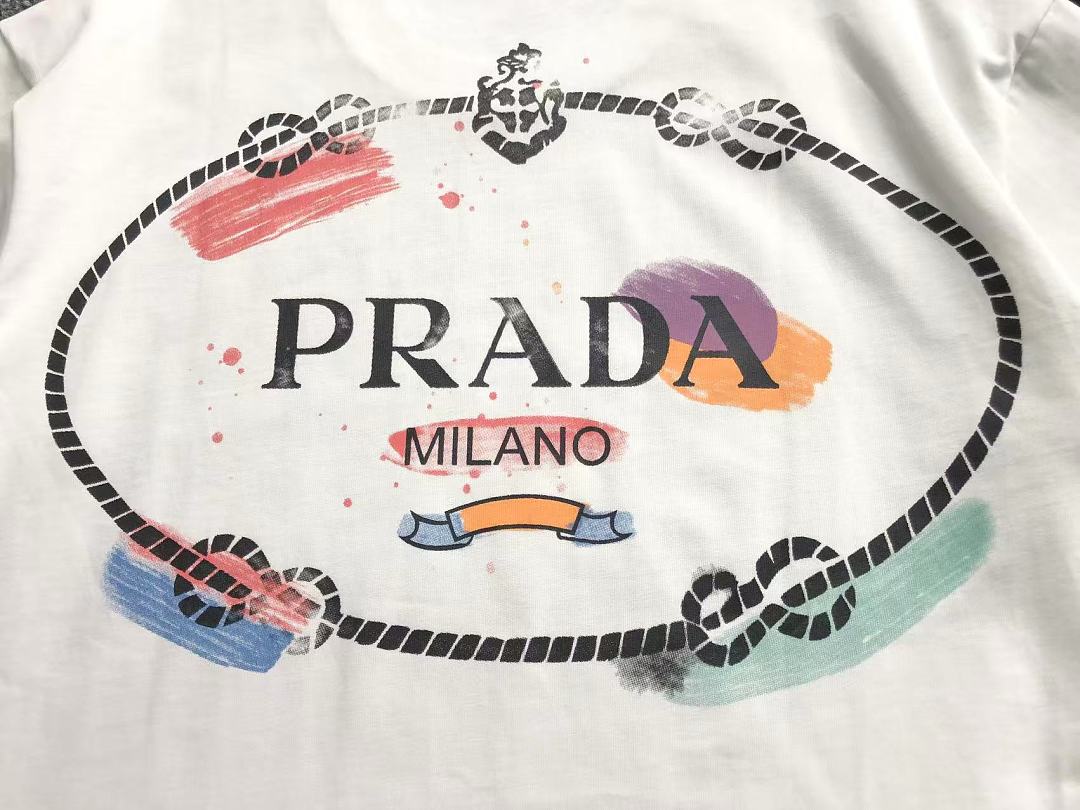 Prada 85 P⭐A⭐A T-SHIRT 125280232 (Im 170Cm 60Kg I Wear Size M In The Phot) - Image 9