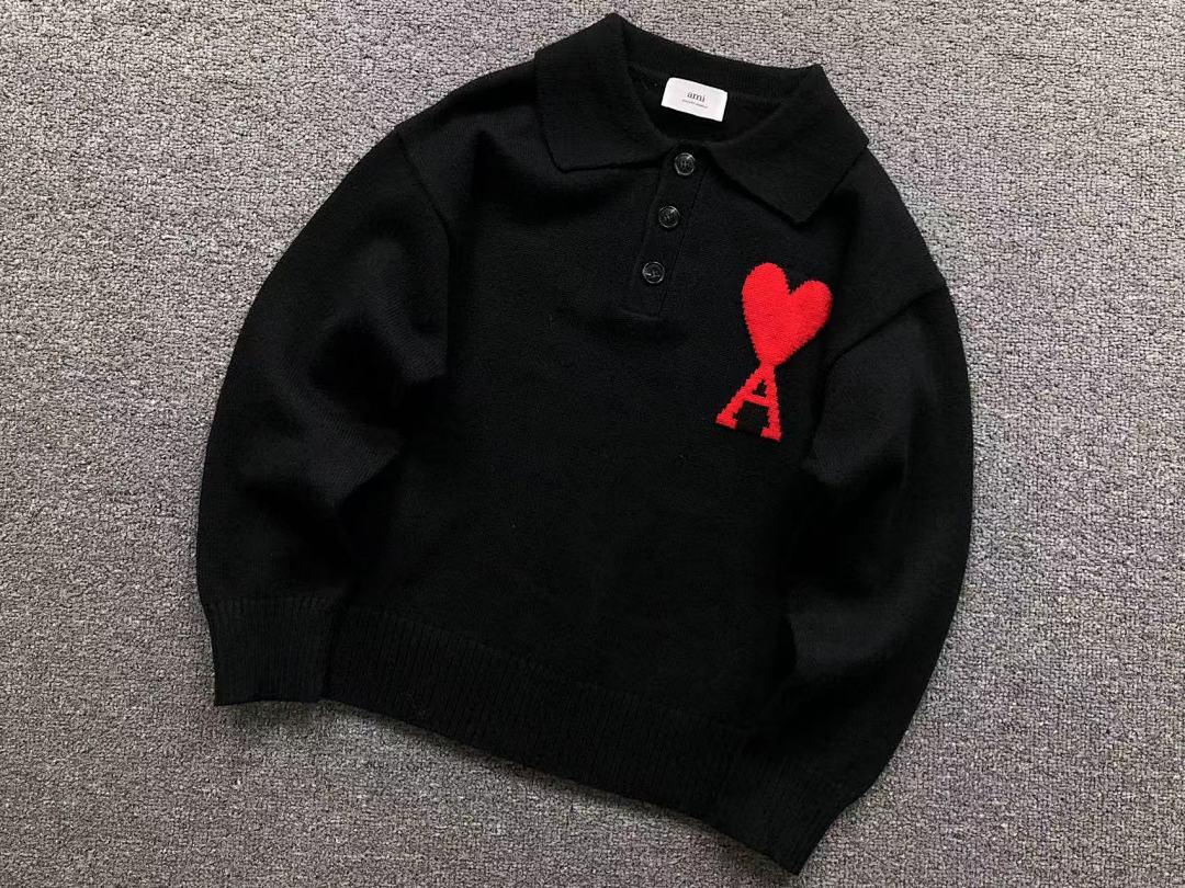 AMI 178 AMI SWEATER 4106190677 (Im 170Cm 60Kg I Wear Size S In The Phot) - Image 23