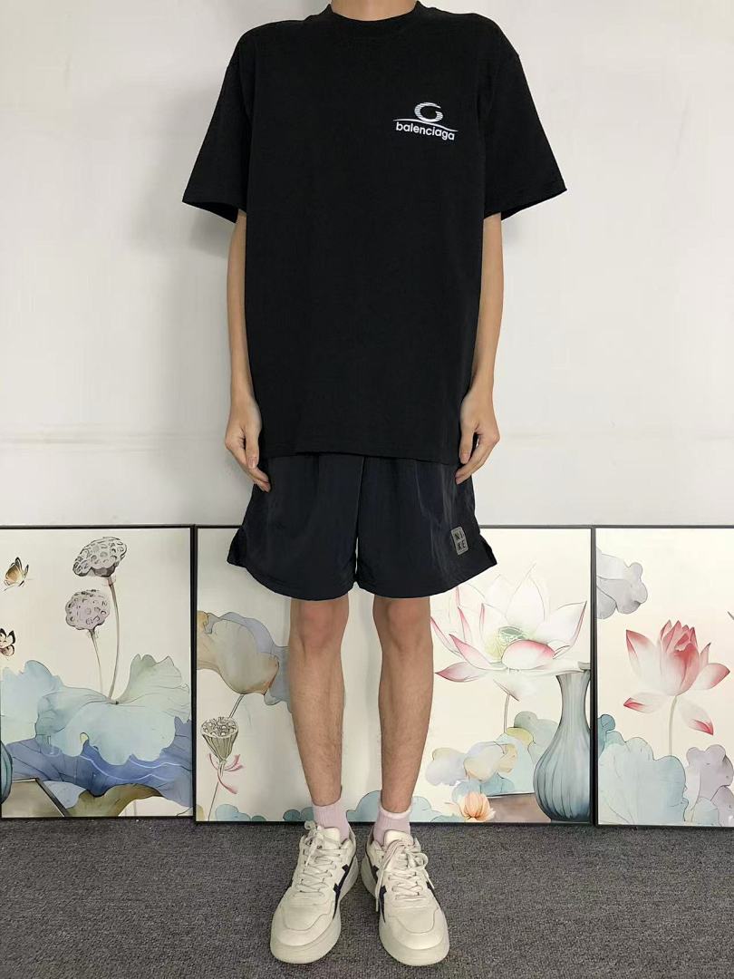 Balenciaga 128 B⭐L⭐⭐⭐IA⭐A T-SHIRT 3203054121 (Im 170Cm 60Kg I Wear Size M In The Phot) - Image 3