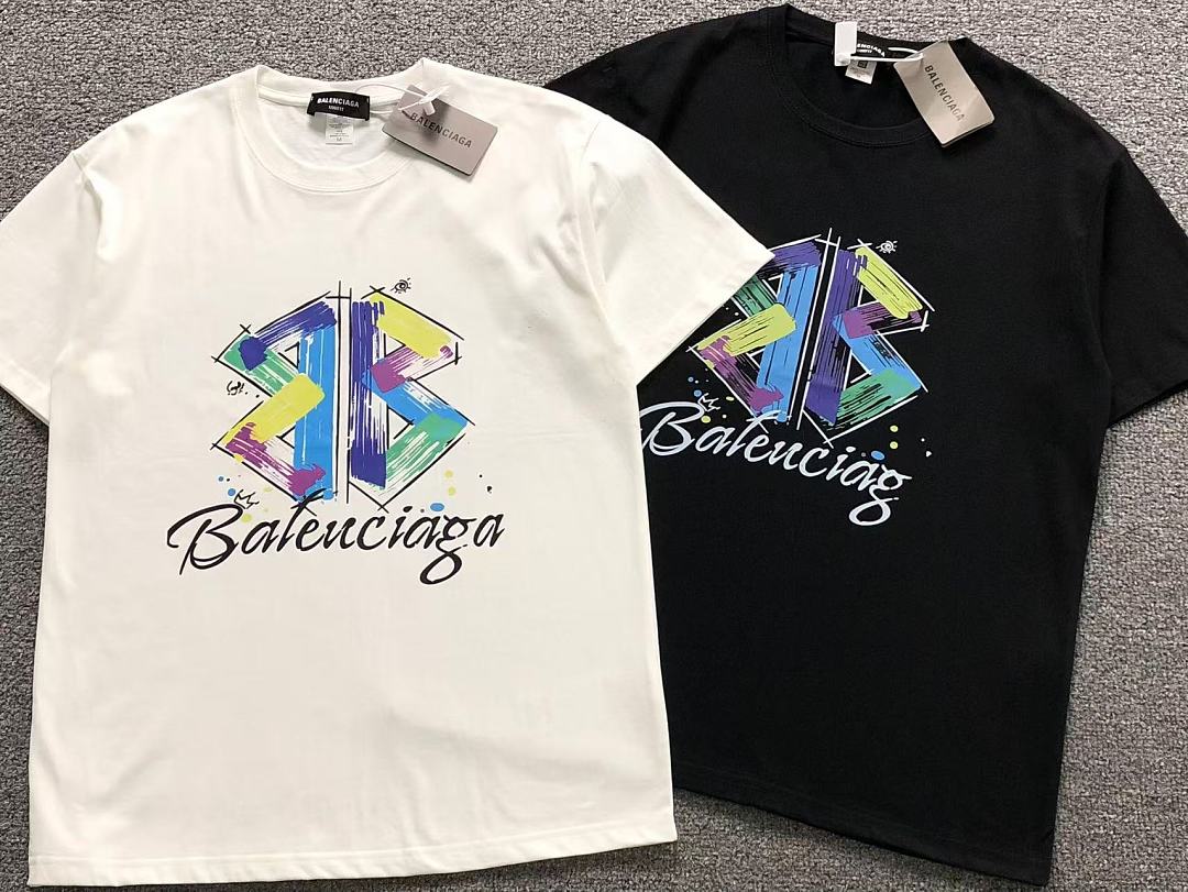 Balenciaga 115 B⭐L⭐⭐⭐IA⭐A T-SHIRT 22051320172 (Im 170Cm 60Kg I Wear Size M In The Phot) - Image 6