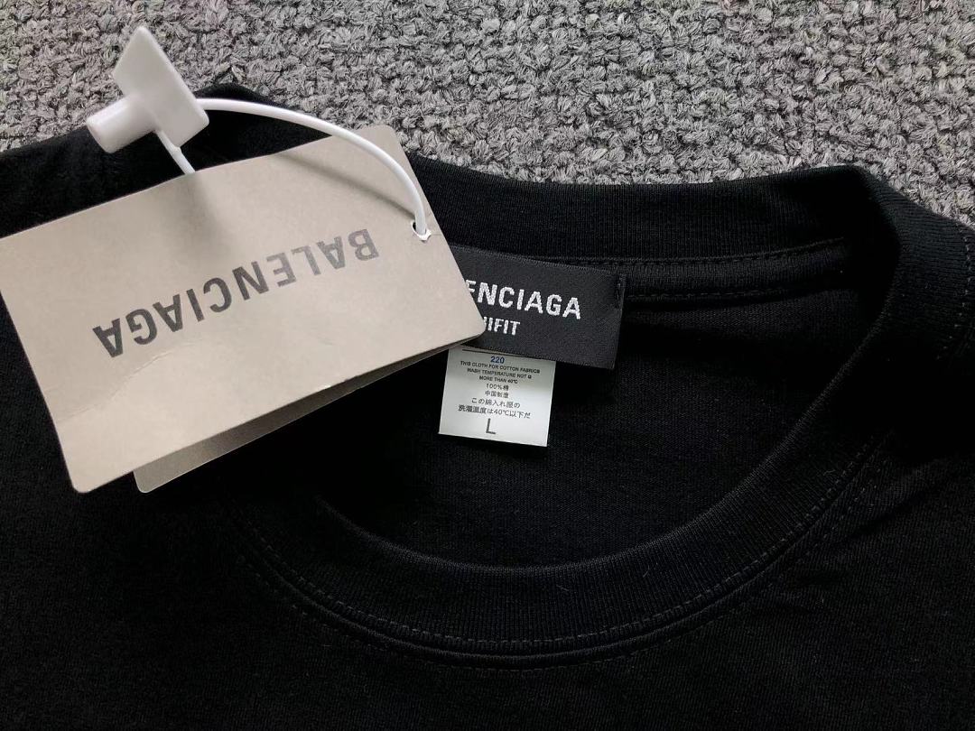 Balenciaga 115 B⭐L⭐⭐⭐IA⭐A T-SHIRT 22051310172 (Im 170Cm 60Kg I Wear Size L In The Phot) - Image 17