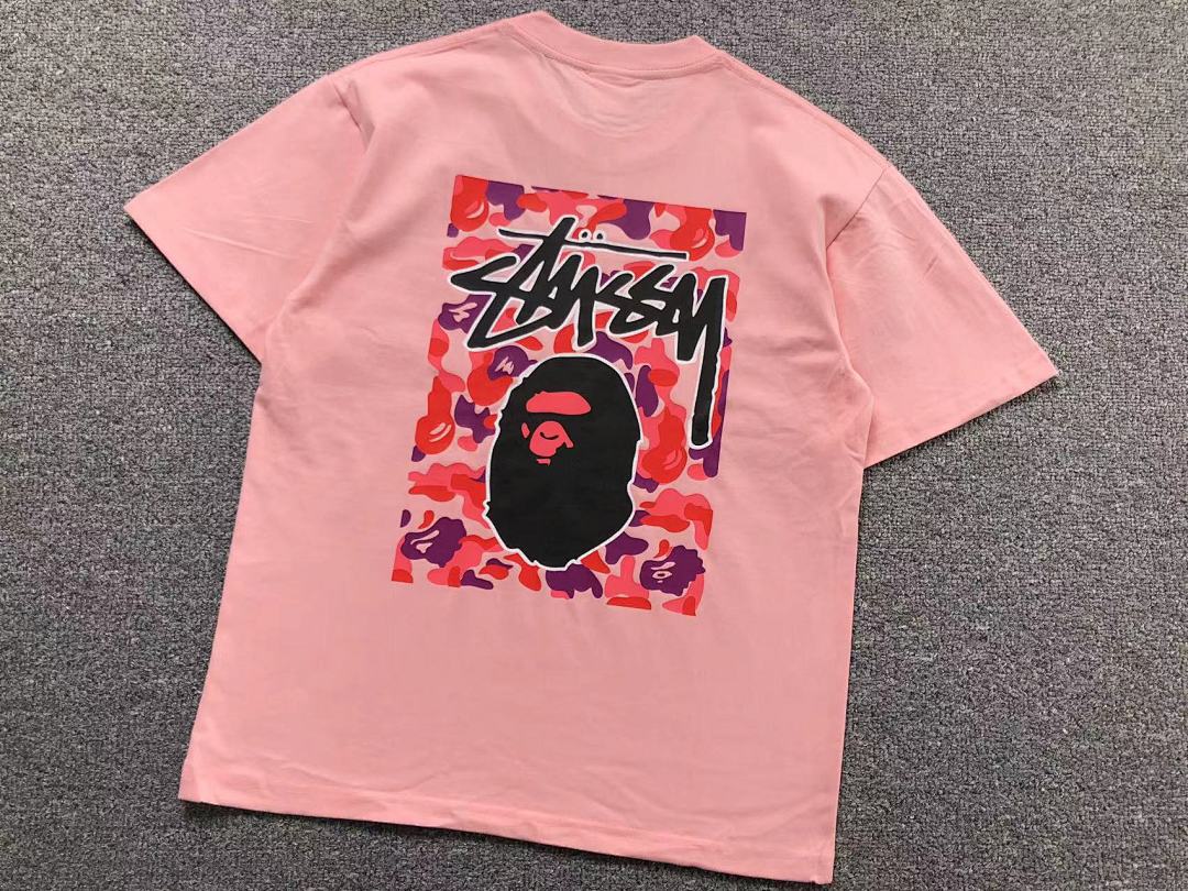 Bape 78 BAPE STUSSY T-SHIRT 1102090442 (Im 170Cm 55Kg I Wear Size S In The Phot) - Image 34