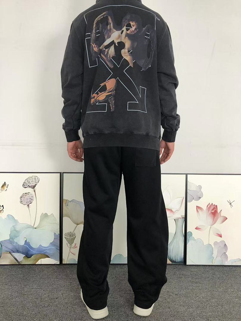 Off-White 208 OFF-WHITE HOODIE 412051117 (Im 170Cm 60Kg I Wear Size S In The Phot) - Image 4