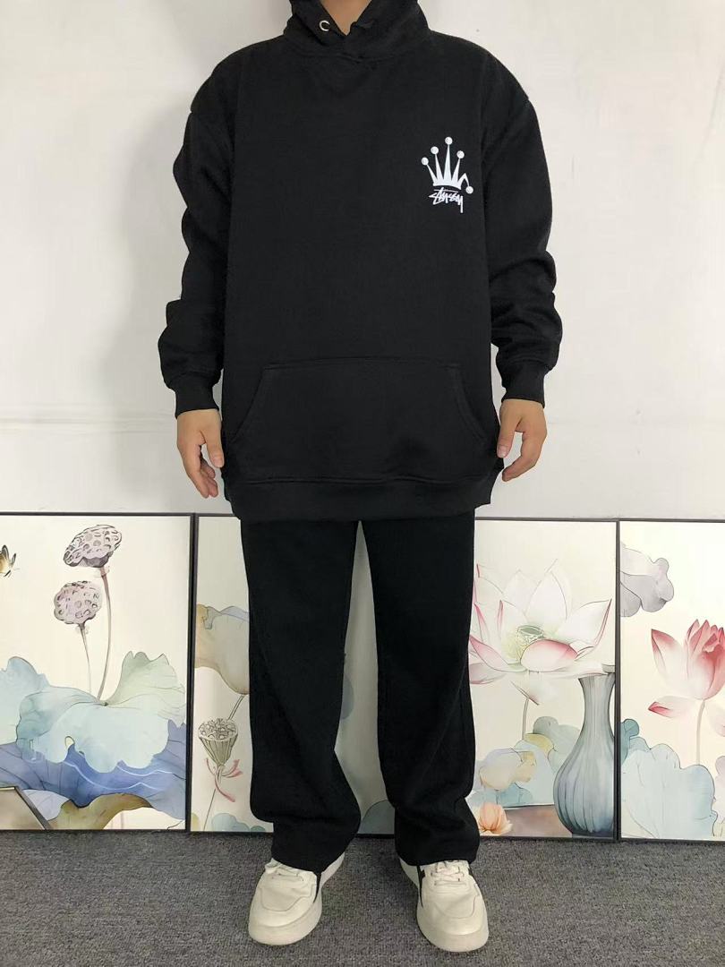Stussy 125 STUSSY HOODIE 412251198 (Im 170Cm 60Kg I Wear Size 2XL In The Phot) - Image 3