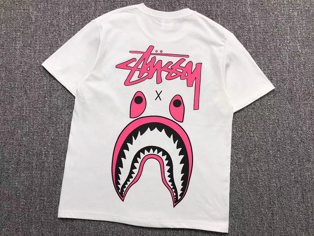 Bape 78 BAPE STUSSY T-SHIRT 411181142 (Im 170Cm 57Kg I Wear Size S In The Phot) - Image 13