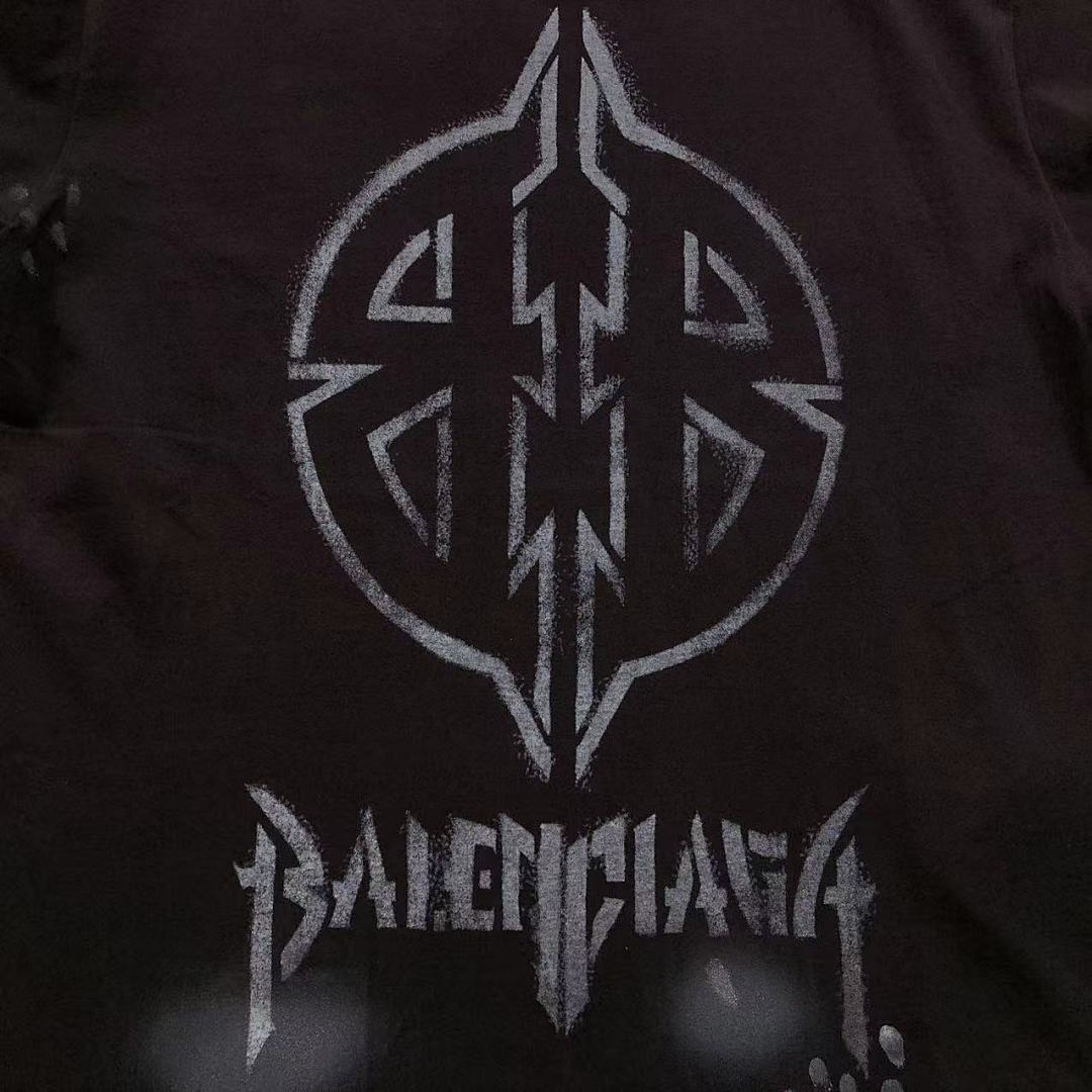 Balenciaga 135 B⭐L⭐⭐⭐IA⭐A T-SHIRT 42041302163 (Im 170Cm 60Kg I Wear Size XS In The Phot) - Image 8