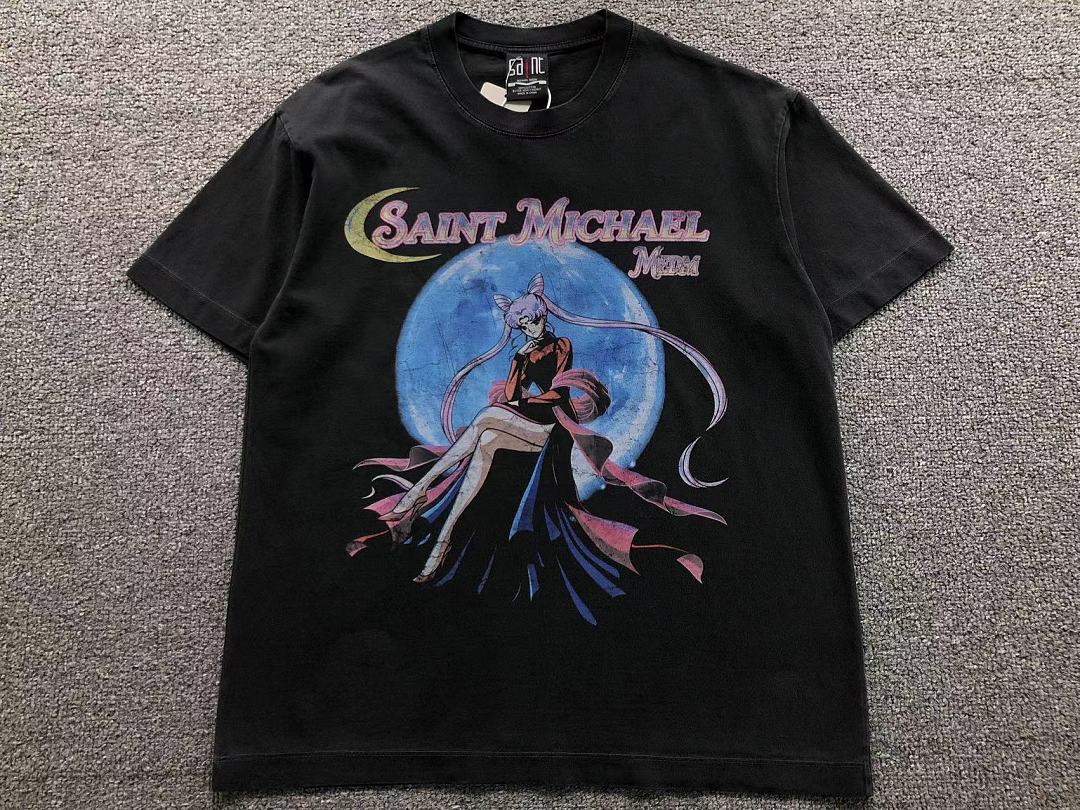 Chanel 98 SAINT MICHAEL T-SHIRT 42080503155 (Im 170Cm 60Kg I Wear Size S In The Phot) - Image 5