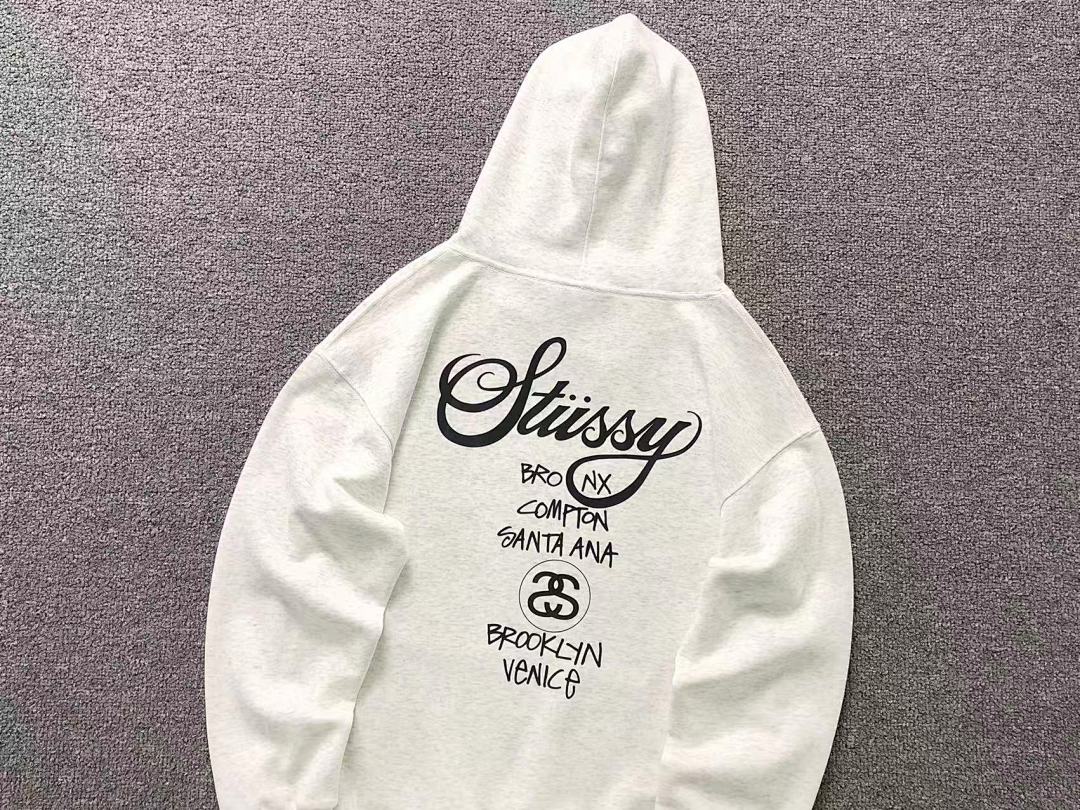 Stussy 215 STUSSY HOODIE 412200501 (Im 170Cm 60Kg I Wear Size L In The Phot) - Image 11