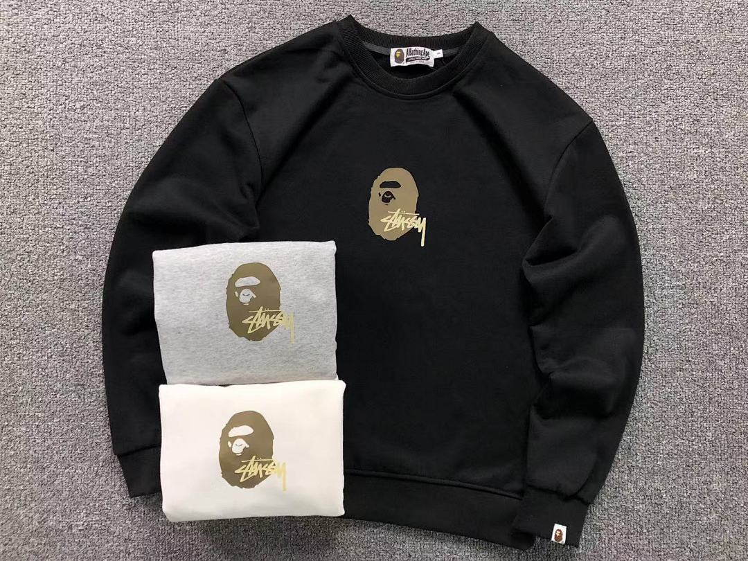 Bape 125 BAPE STUSSY HOODIE 4111281117 (Im 170Cm 55Kg I Wear Size S In The Phot) - Image 19