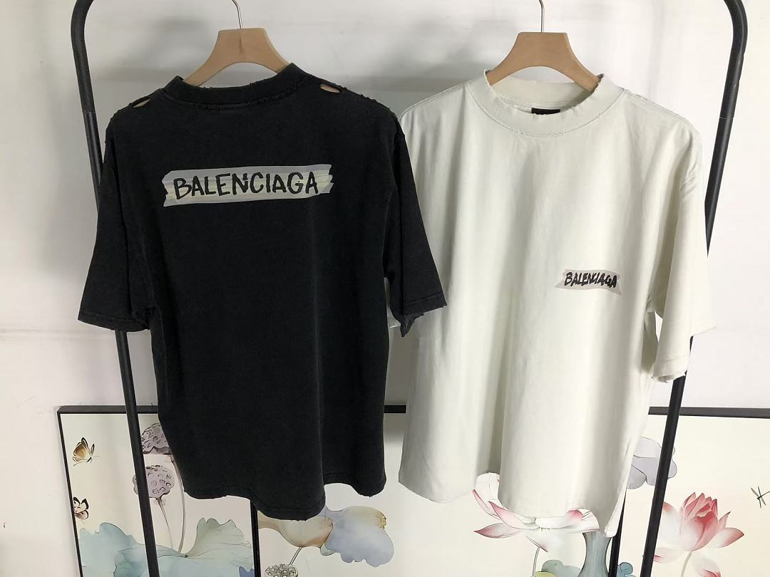 Balenciaga 135 B⭐L⭐⭐⭐IA⭐A T-SHIRT 42042413163 (Im 170Cm 60Kg I Wear Size XS In The Phot) - Image 26