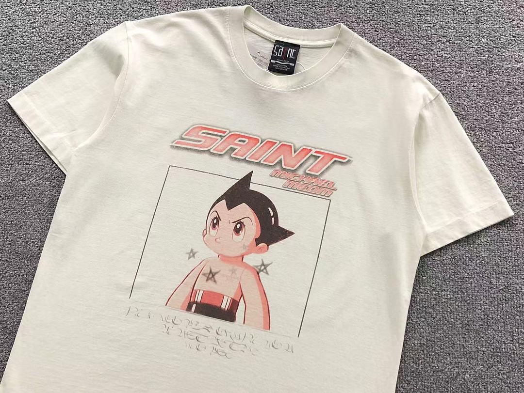 Chanel 98 SAINT MICHAEL T-SHIRT 42080505155 (Im 170Cm 60Kg I Wear Size S In The Phot) - Image 9