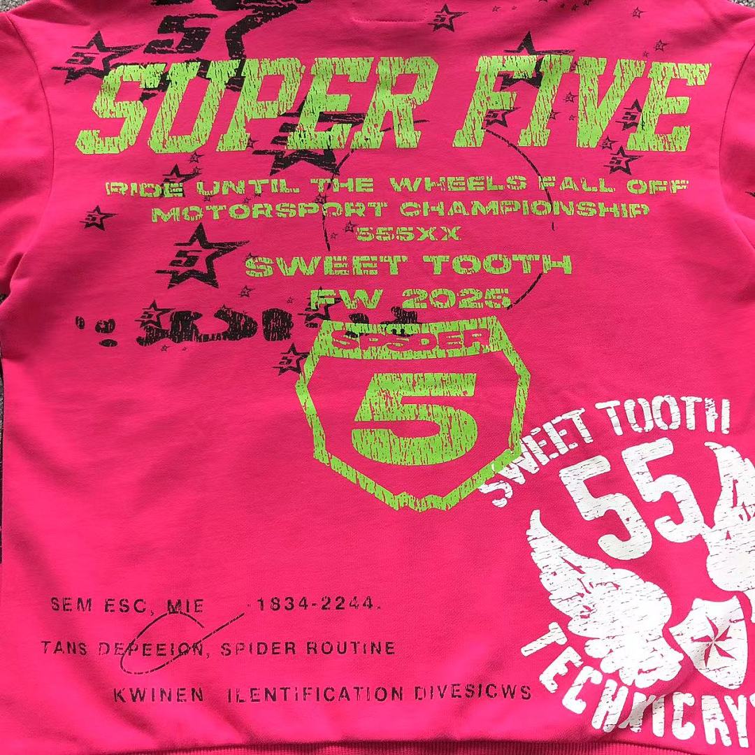 Sp5der 185 SP5DER HOODIE 22081304125 (Im 170Cm 60Kg I Wear Size S In The Phot) - Image 11