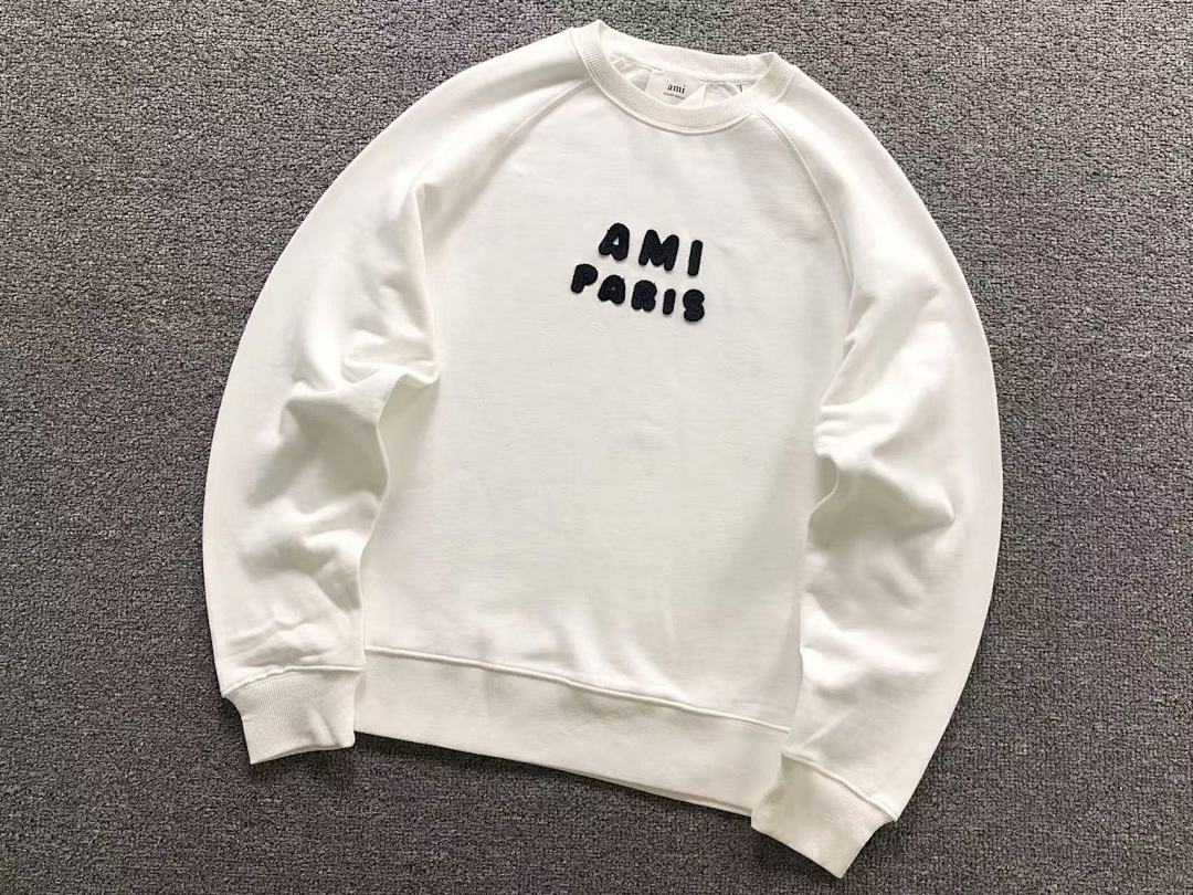 AMI 115 AMI HOODIE 21101708125 (Im 170Cm 60Kg I Wear Size M In The Phot) - Image 7