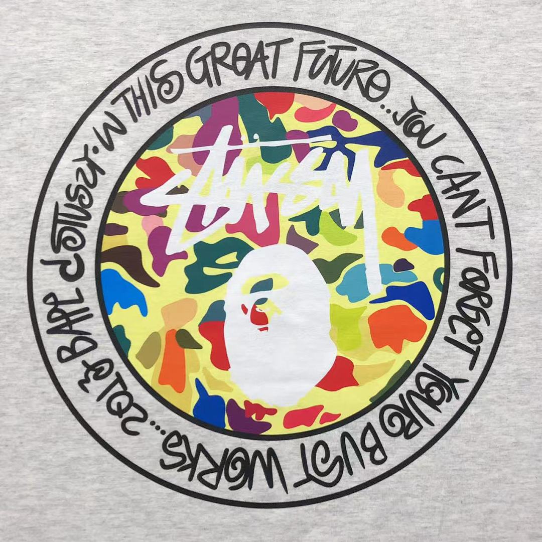 Bape 78 BAPE STUSSY T-SHIRT 1102090842 (Im 170Cm 55Kg I Wear Size S In The Phot) - Image 18