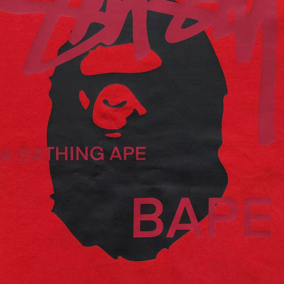 Bape 78 BAPE STUSSY T-SHIRT 1102101142 (Im 170Cm 57Kg I Wear Size S In The Phot) - Image 25