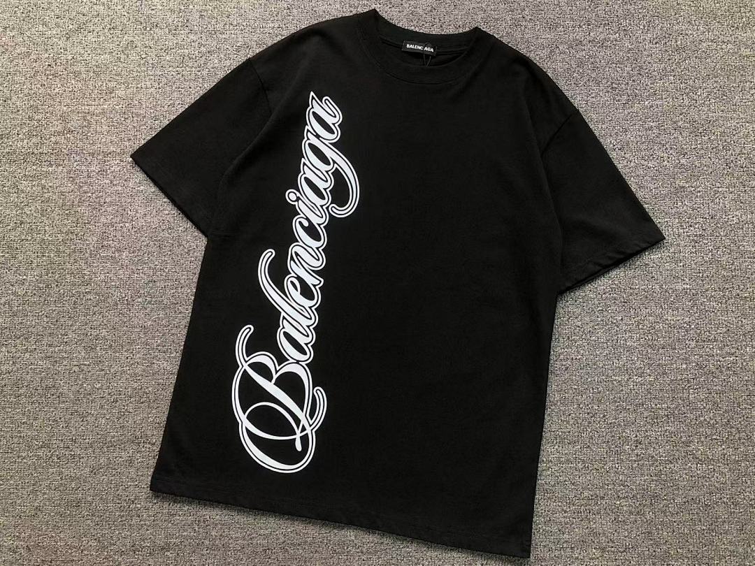 Balenciaga 98 B⭐L⭐⭐⭐IA⭐A T-SHIRT 22031022001 (Im 170Cm 60Kg I Wear Size M In The Phot) - Image 10