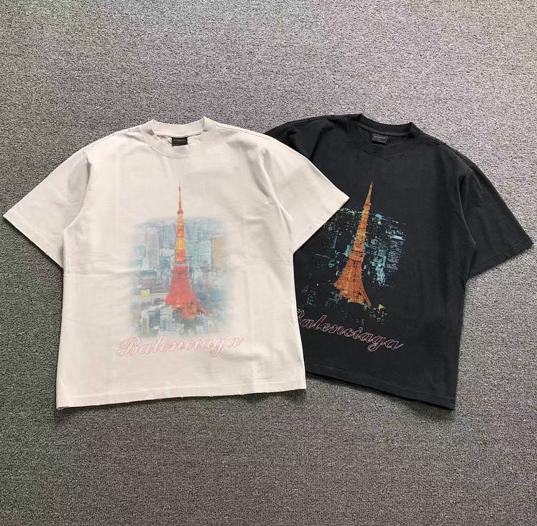 Balenciaga 135 B⭐L⭐⭐⭐IA⭐A T-SHIRT 42032804163 (Im 170Cm 60Kg I Wear Size XS In The Phot), photo 1