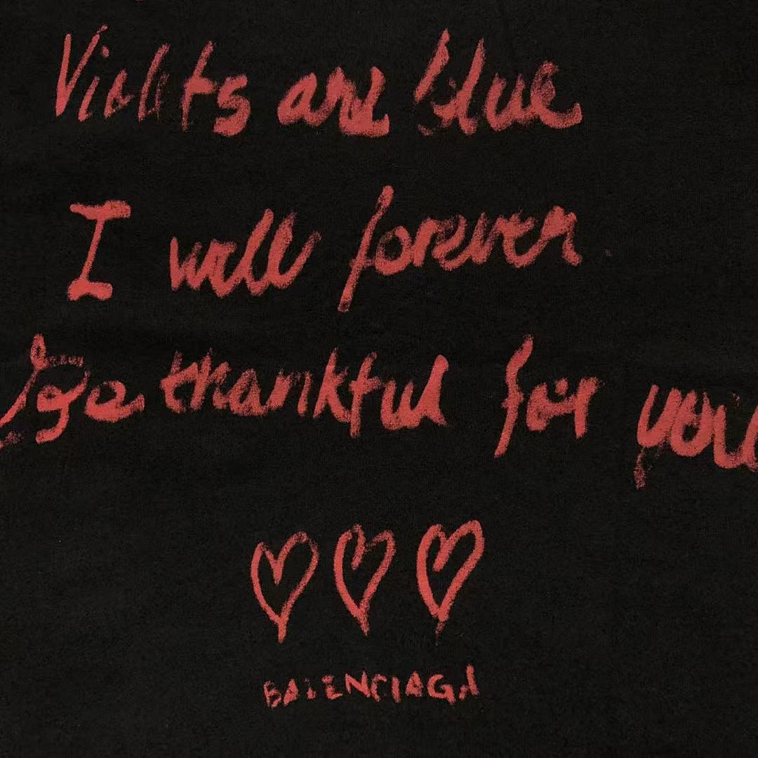 Balenciaga 115 B⭐L⭐⭐⭐IA⭐A T-SHIRT 5212220136 (Im 170Cm 60Kg I Wear Size L In The Phot) - Image 15