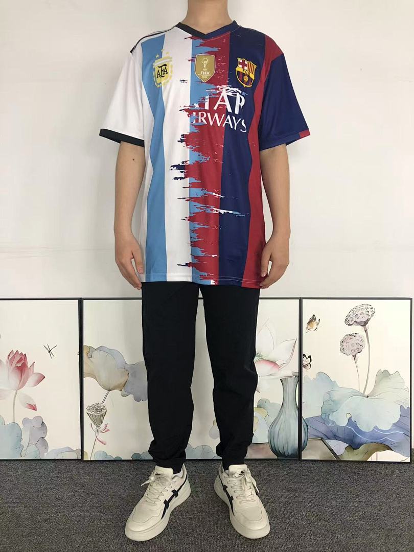 Unbranded 78 FOOTBALL T-SHIRT 310523110 Im 170Cm 60Kg I Wear Size L In The Phot) - Image 3