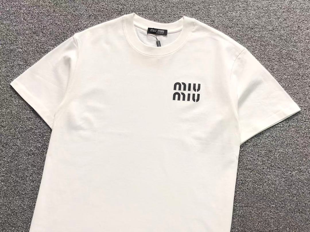 Miu Miu 113 M⭐U T-SHIRT 5207270570 (Im 170Cm 60Kg I Wear Size S In The Phot) - Image 8