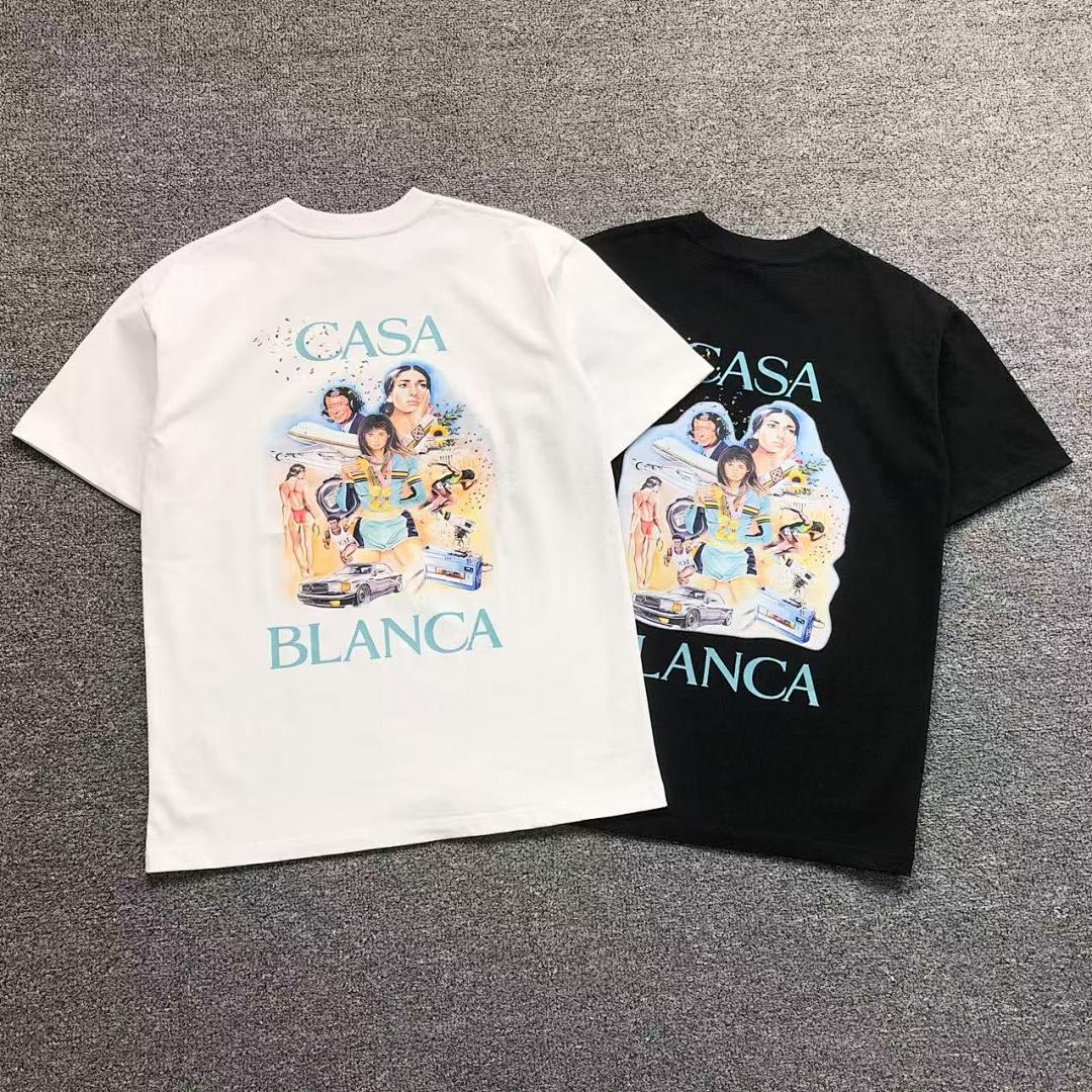 Casablanca 98 CASABLANCA T-SHIRT 2161120125 (Im 170Cm 60Kg I Wear Size S In The Phot)