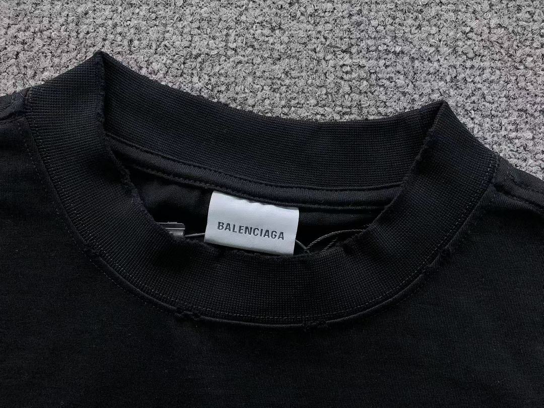 Balenciaga 128 B⭐L⭐⭐⭐IA⭐A T-SHIRT 42060512163 (Im 170Cm 60Kg I Wear Size XS In The Phot) - Image 12