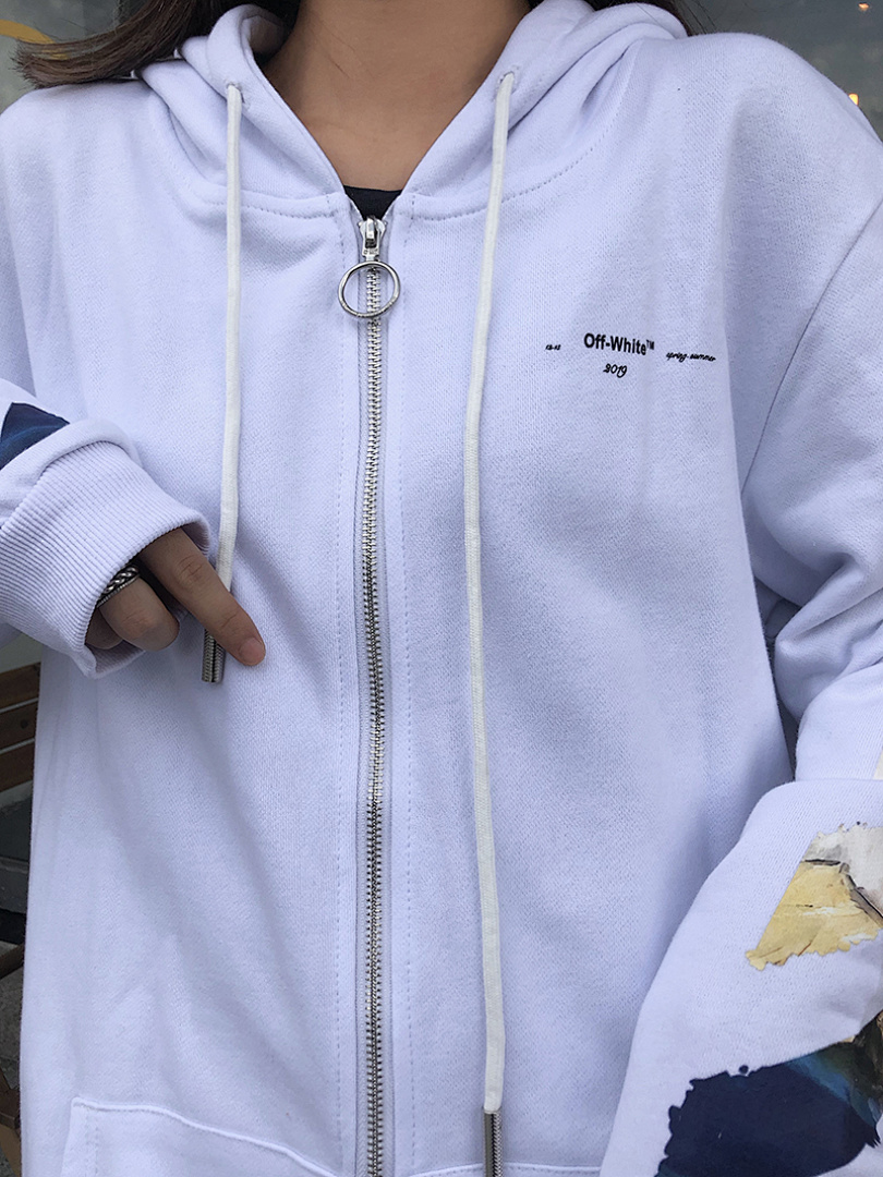 Off-White 135 OFF-WHITE (WHITE HOODIE) - Image 44