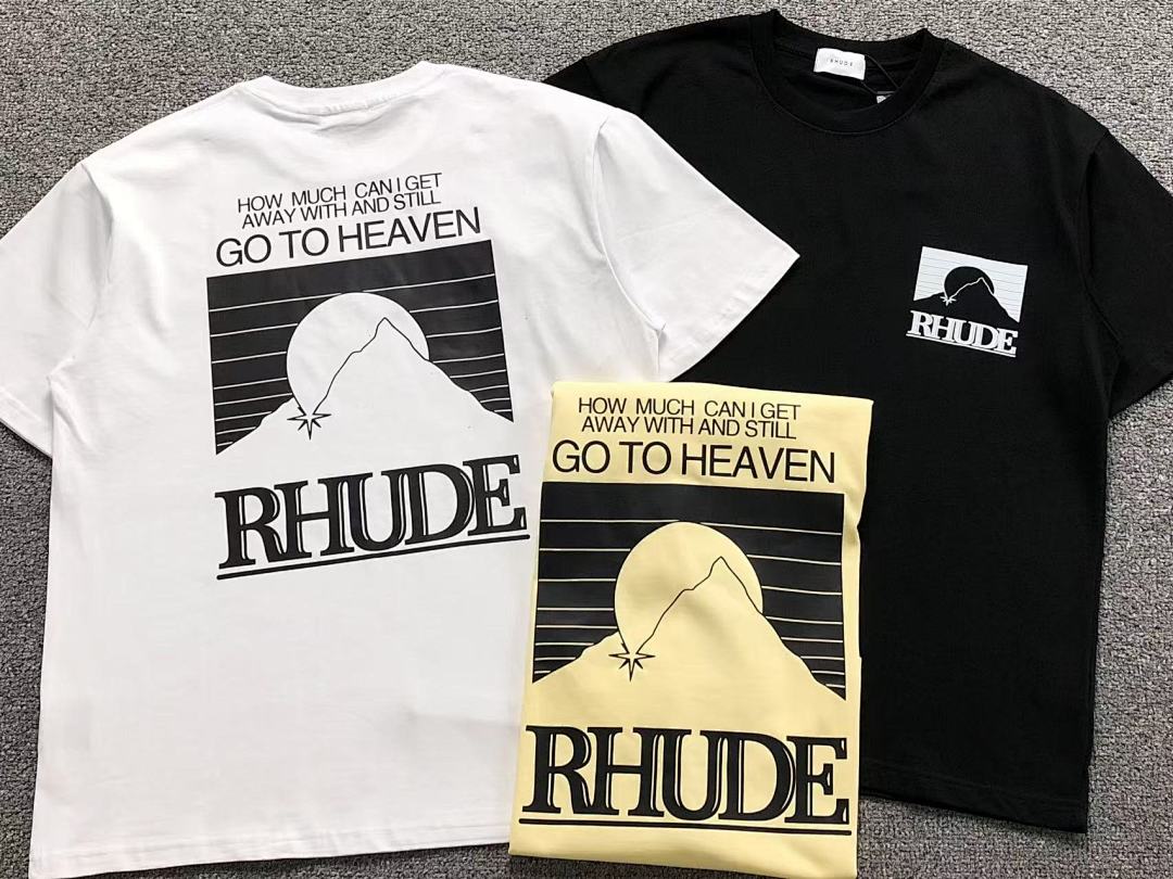 Rhude 98 RHUDE T-SHIRT 3204071817 (Im 170Cm 60Kg I Wear Size S In The Phot) - Image 6