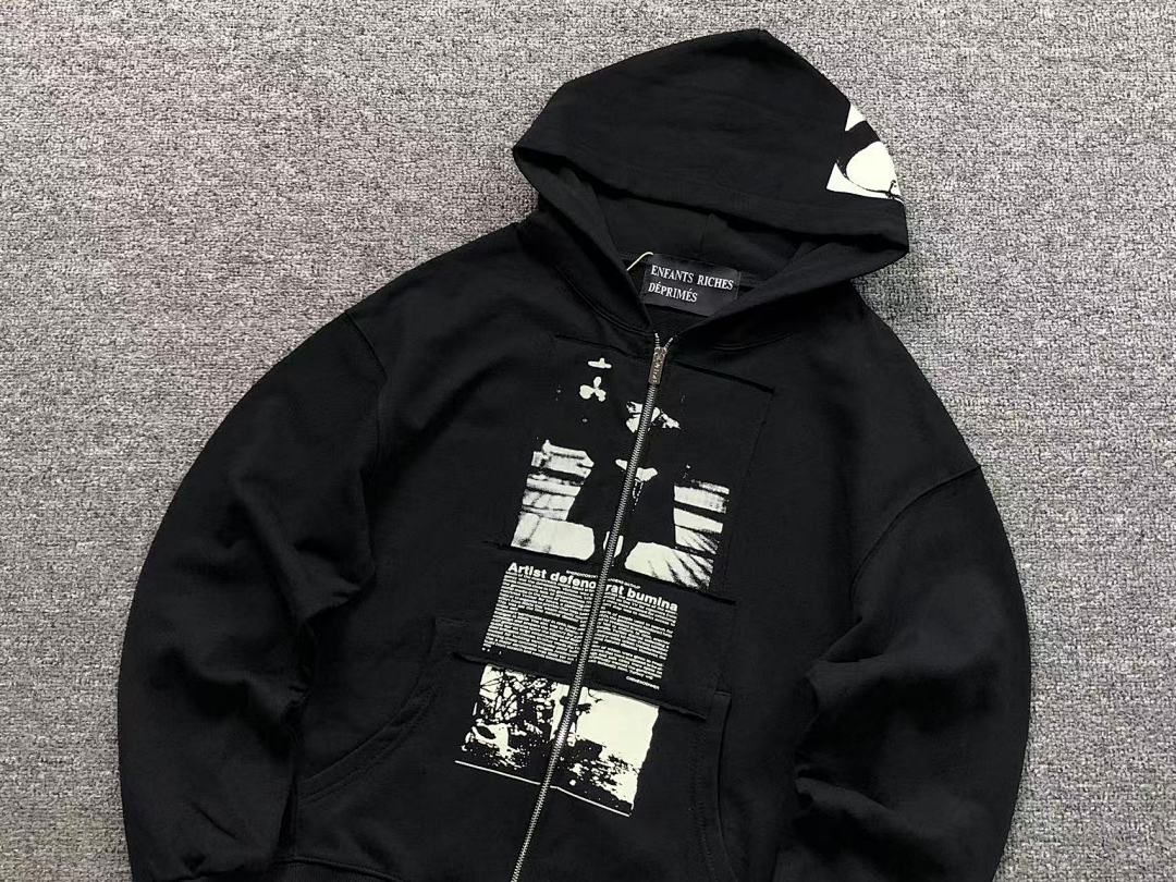 Chanel 178 ENFANTS RICHES DEPRIMES HOODIE 521713162 (Im 170Cm 60Kg I Wear Size S In The Phot) - Image 6