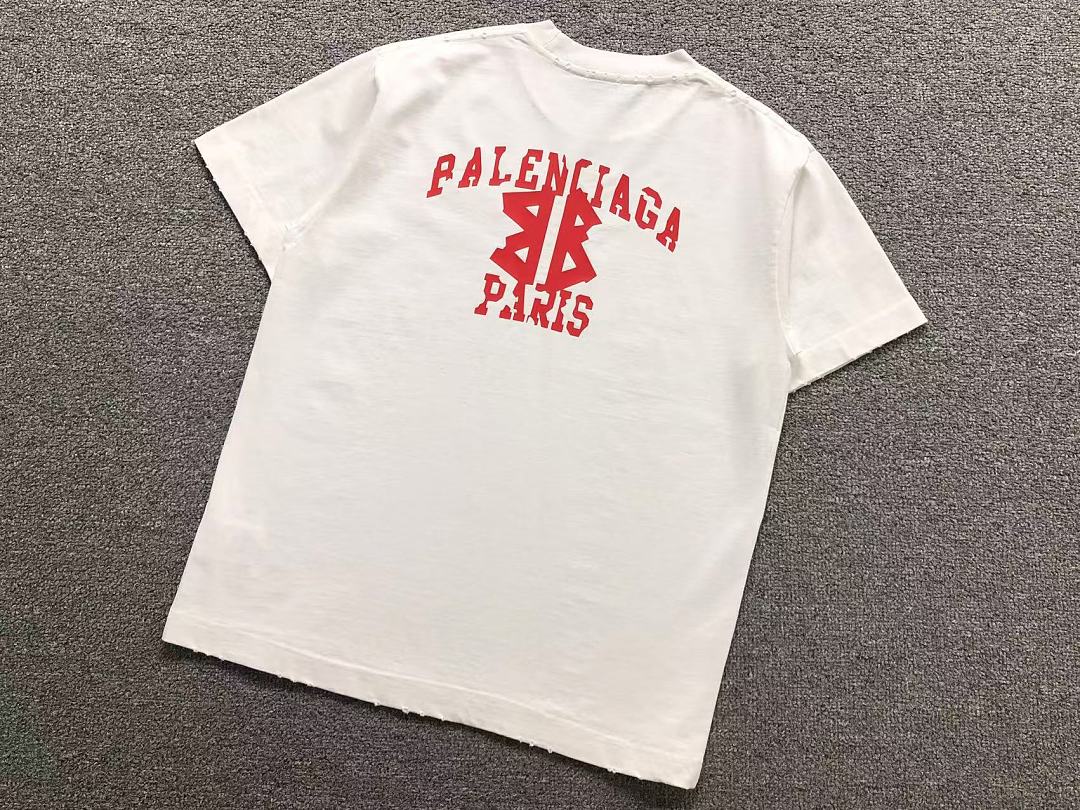Balenciaga 128 B⭐L⭐⭐⭐IA⭐A T-SHIRT 3204181221 (Im 170Cm 60Kg I Wear Size L In The Phot) - Image 7