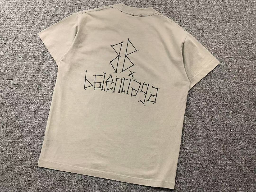 Balenciaga 128 B⭐L⭐⭐⭐IA⭐A T-SHIRT 213041321 (Im 170Cm 55Kg I Wear Size L In The Phot) - Image 16