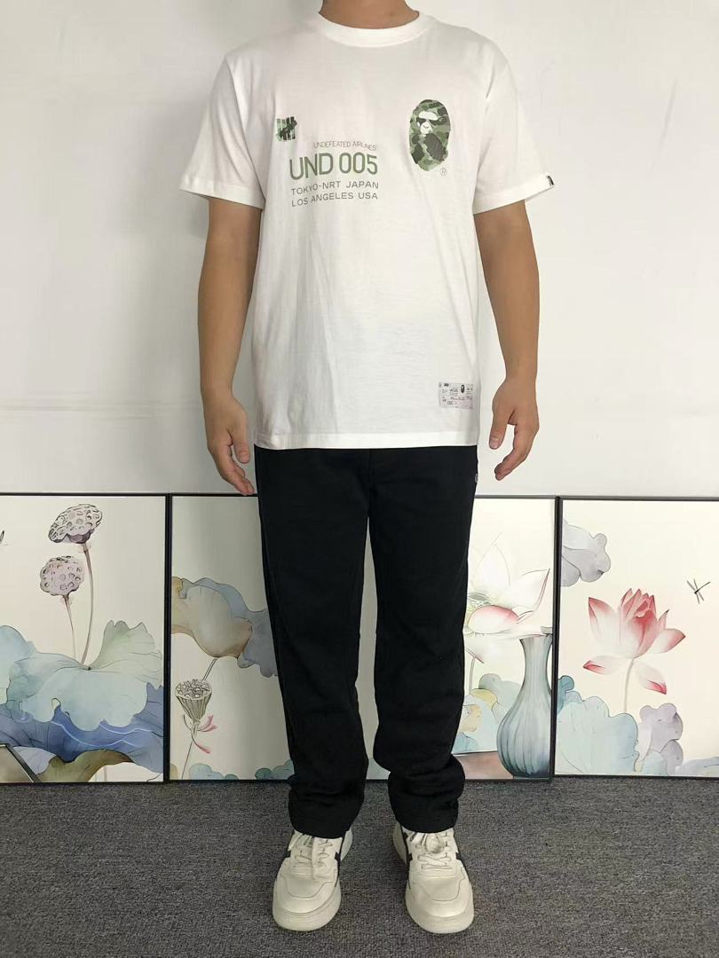 Bape 95 BAPE UNDEFEATED T-SHIRT 3110151017 (Im 170Cm 60Kg I Wear Size S In The Phot) - Image 3
