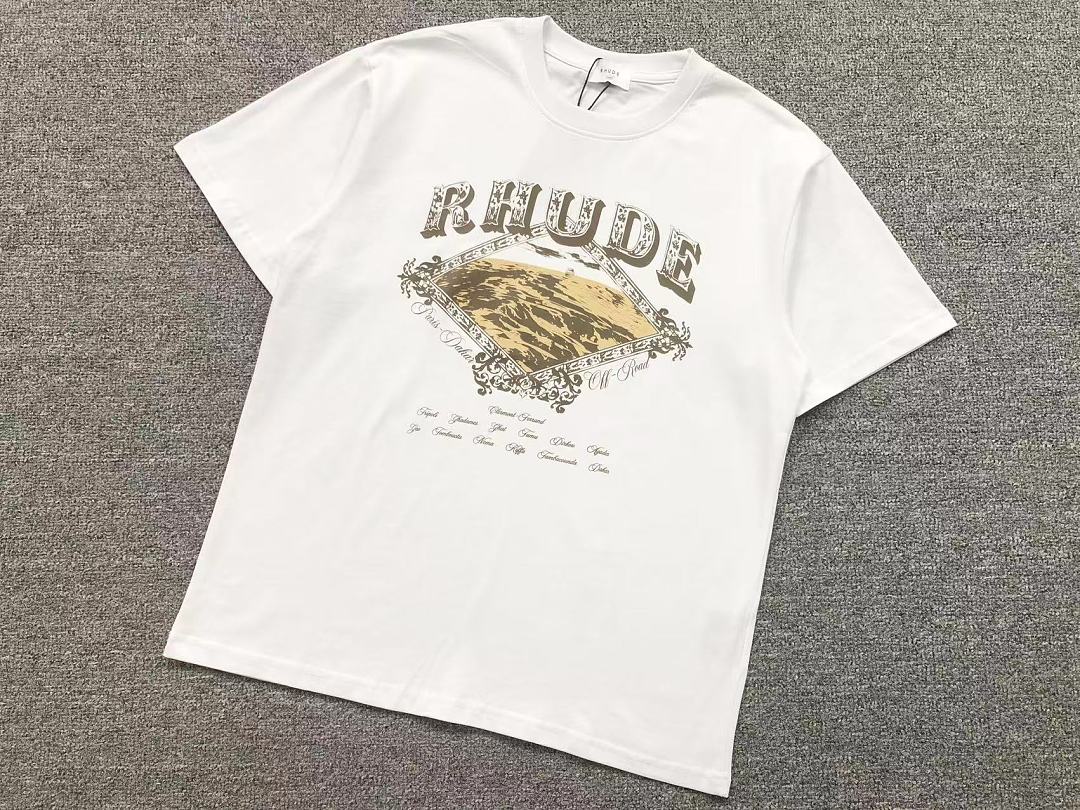 Rhude 105 RHUDE T-SHIRT 3208060517 (Im 170Cm 60Kg I Wear Size S In The Phot) - Image 8