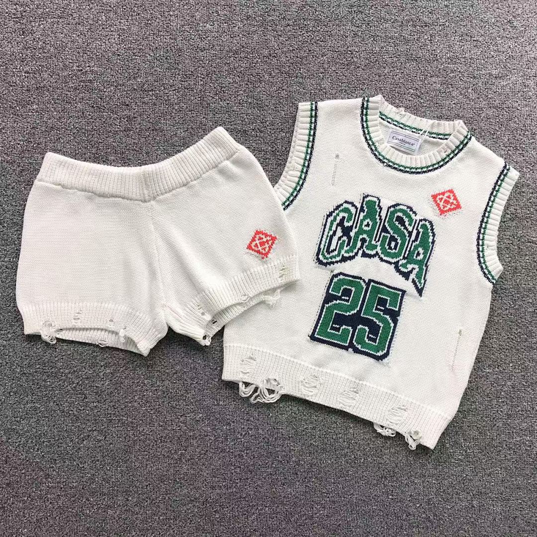 Casablanca 368 CASABLANCA VEST SHORTS FEMAIE