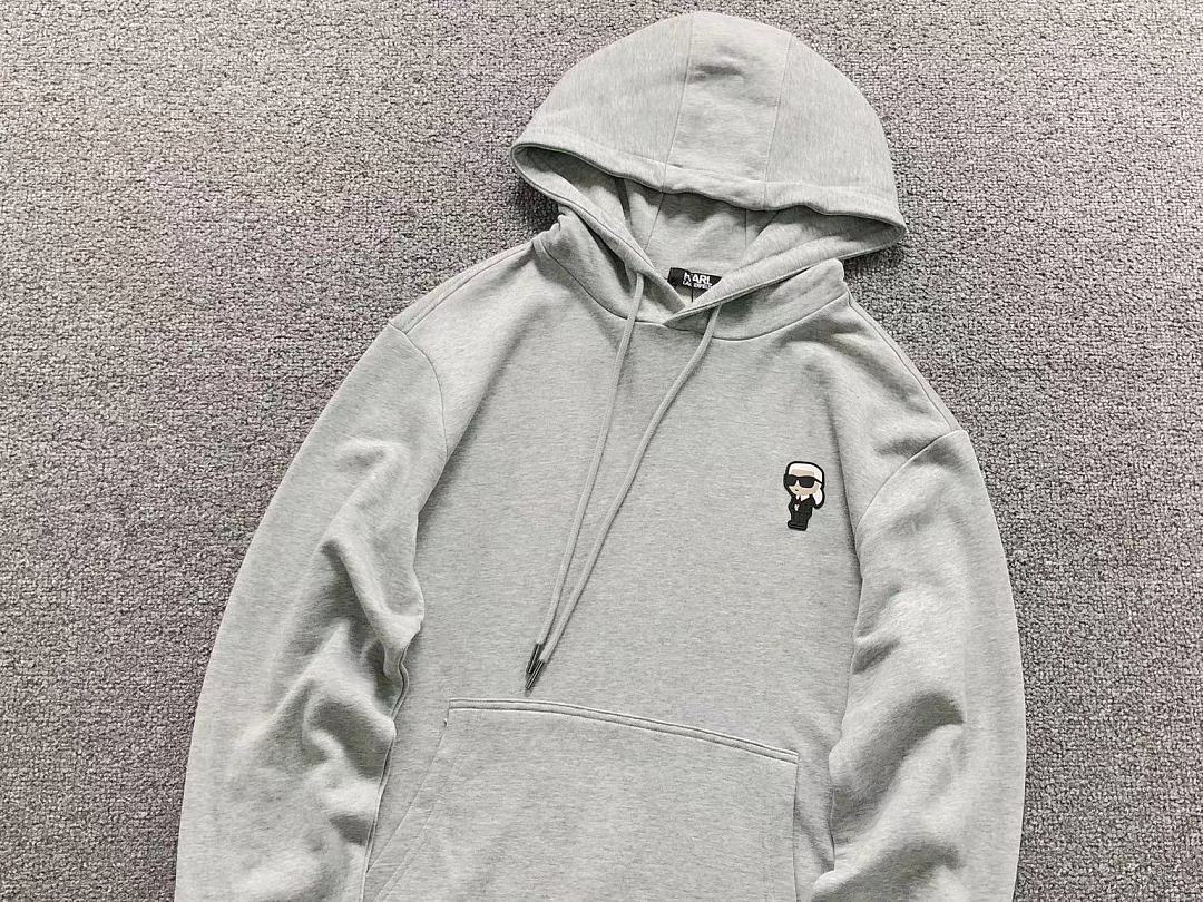 Unbranded 185 KARL LAGERFELD HOODIE 2206180801 (Im 170Cm 60Kg I Wear Size XL In The Phot) - Image 11