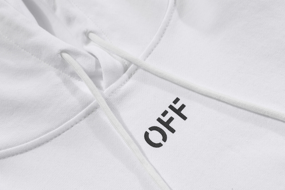 Off-White 98 OFF-WHITE (WHITE HOODIE) - Image 8