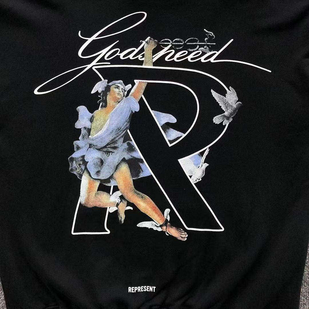 Represent 128 REPRESENT HOODIE 1109261168 (Im 170Cm 60Kg I Wear Size S In The Phot) - Image 10