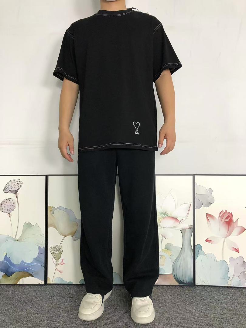 AMI 98 AMI T-SHIRT 3205180817 (Im 170Cm 65Kg I Wear Size S In The Phot) - Image 3