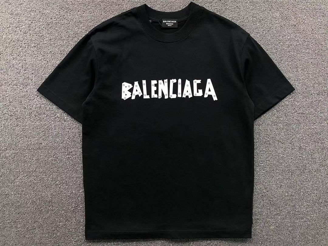 Balenciaga 115 B⭐L⭐⭐⭐IA⭐A T-SHIRT 212221421 (Im 170Cm 55Kg I Wear Size M In The Phot) - Image 13
