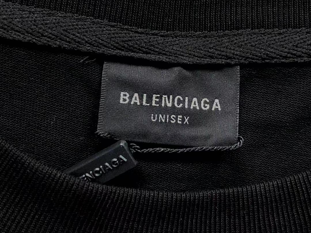 Balenciaga 125 B⭐L⭐⭐⭐IA⭐A T-SHIRT 5212213136 (Im 170Cm 60Kg I Wear Size S In The Phot) - Image 11