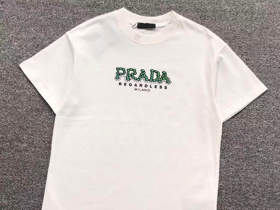 Prada 168 P⭐A⭐A T-SHIRT 22032008001 (Im 170Cm 60Kg I Wear Size S In The Phot) - Image 8